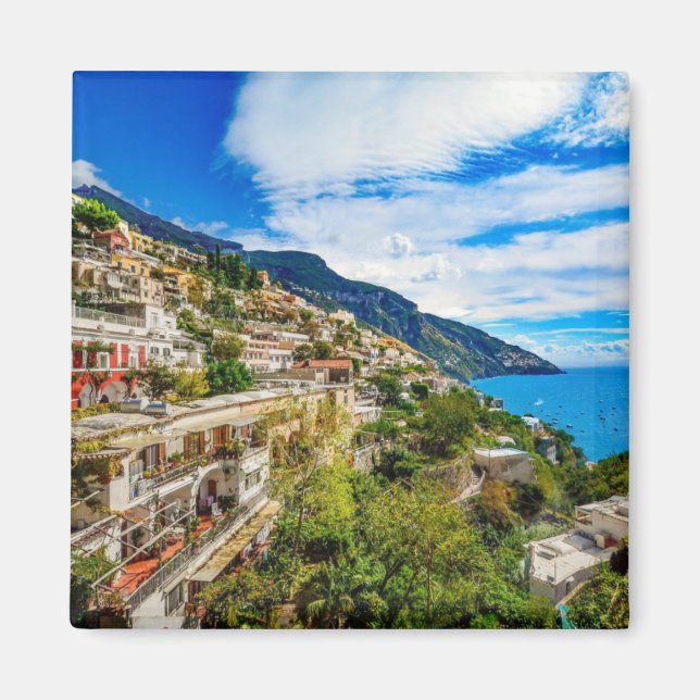 Positano Kusten Magnet (Framsidan)