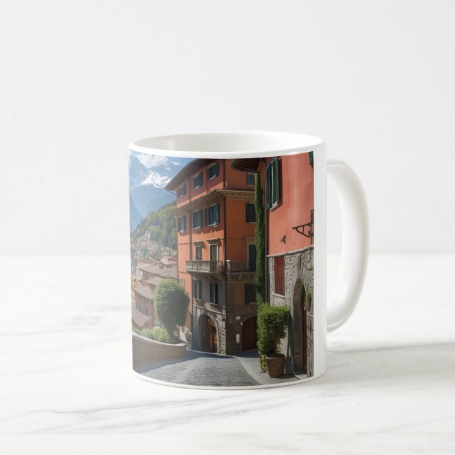 Positano Lemon Dreams | Amalfi Kusten Ceramic Mugg (Framsida höger)