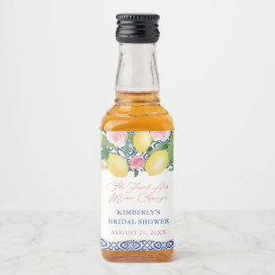 Positano Lemons-favoriter för Möhippa för huvudkök Spritflaskor Etikett