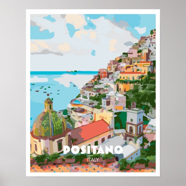 Positano Poster (Framsidan)
