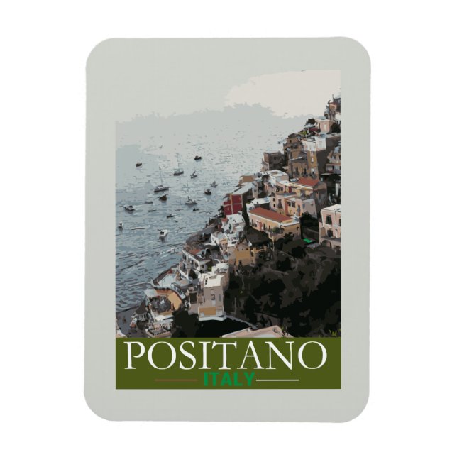 Positano turistPoster Magnet (Vertikal)