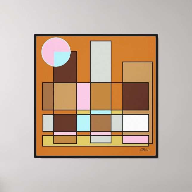 Positioned Near the Middle Canvastryck (Framsida)