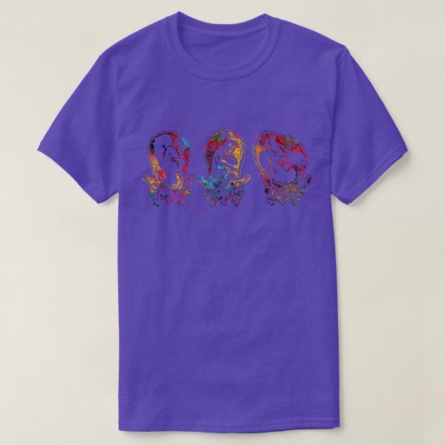 Positioner för barn i livmoder 1 t shirt (Design framsida)