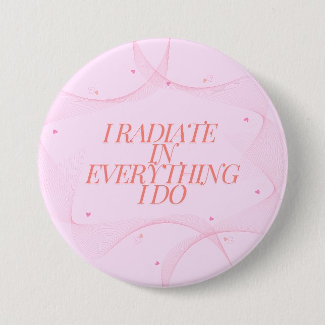 Positiv, Andlig, inspirerande, motiv Knapp (Framsida)