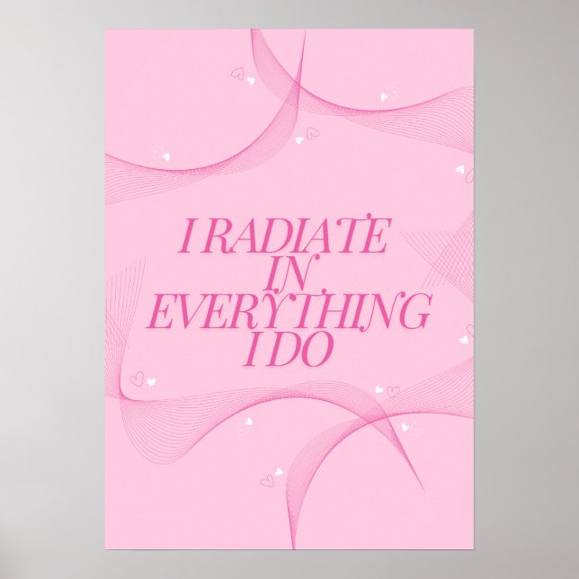 Positiv, Andlig, Inspirerande, Motiverande  Poster (Framsidan)