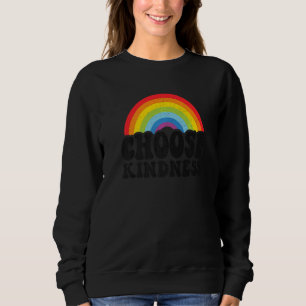 Positiv Anti-Bullying Rainbow Peace Hippie Välj T Shirt