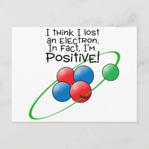Positiv Atom Vykort