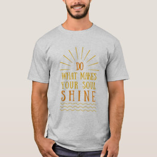 Positiv attityd inspirerande ord t shirt