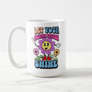 Positiv attityd Motivational Inspirational Kaffemugg