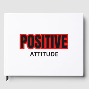 Positiv attityd Motiverande typografi T-Shirt Gästböcker