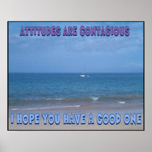 Positiv attityd Poster
