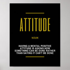 Positiv attitydinspirationsoffert poster