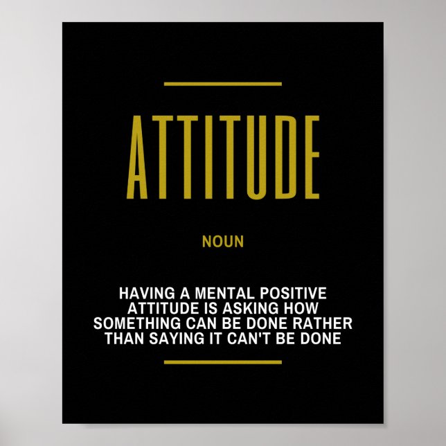 Positiv attitydinspirationsoffert poster (Framsidan)