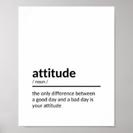 Positiv attitydoffert poster