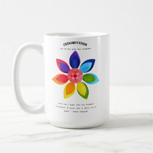 Positiv bekräftelse av transmutation och inlärning kaffemugg