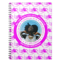 Positiv bekräftelse: Jag är Christian Journal Anteckningsbok