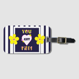 Positiv bekräftelse på att du Har detta Bagagebricka