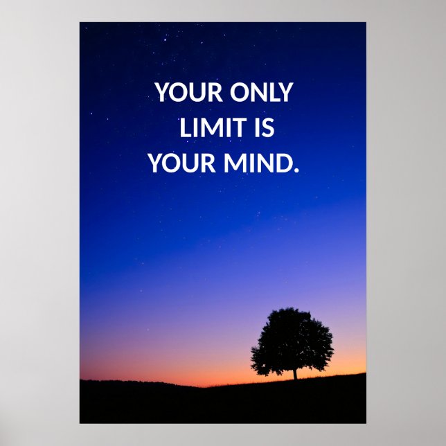 Positiv bekräftelse Poster (Framsidan)