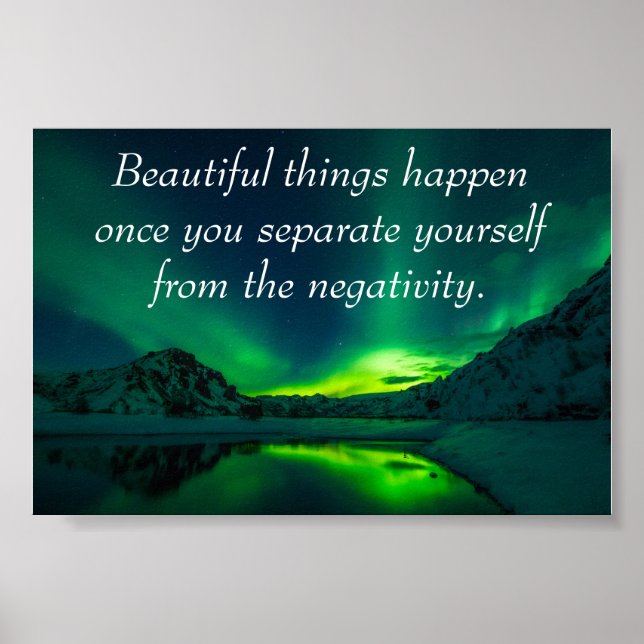 Positiv bekräftelsecitat posters (Framsidan)