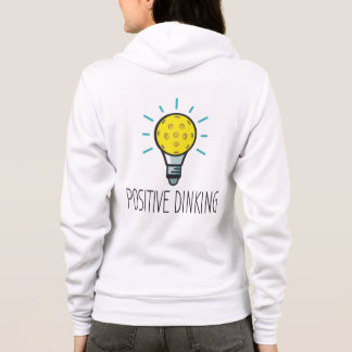 Positiv docka Pickleball Womens Zip Hoodie T Shirt