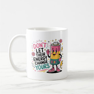 Positiv energi Mugg Retro Battery Coffee Kopp