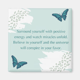 Positiv energi och tro magnet