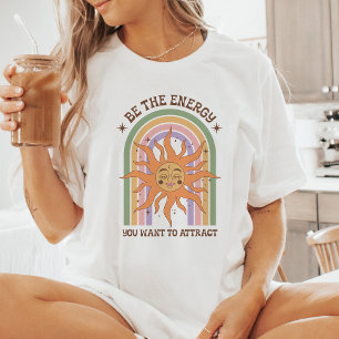 Positiv energi Retro Boho Sol T Shirt