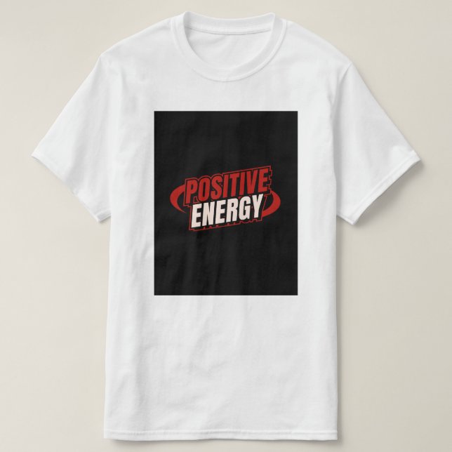 Positiv energidesign. t shirt (Design framsida)