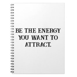 Positiv Energy Attraktion-bärbar dator Anteckningsbok