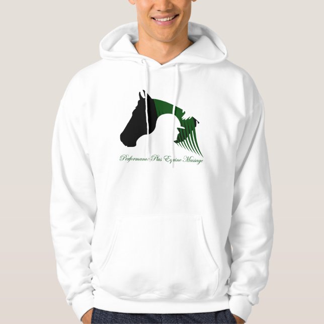 Positiv Equine massageHoodie för kapacitet Tröja Med Luva (Framsida)