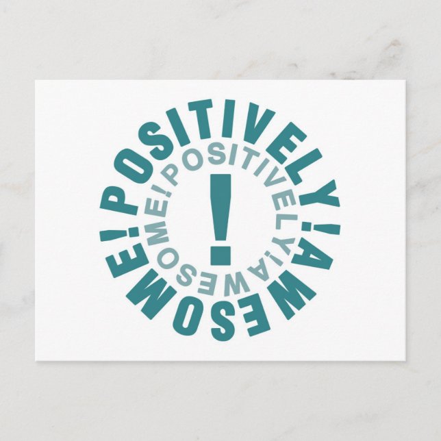 Positiv & Fantastisk Vykort (Framsida)
