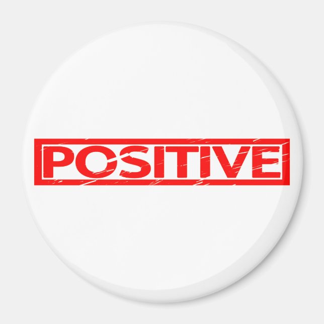 Positiv Frimärke Magnet (Framsidan)