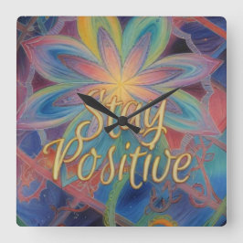 Positiv Fyrkantig Klocka