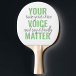 Positiv Grönt Rörelsecitat för röstfråga Pingisracket<br><div class="desc">Positiv Grönt Rörelsecitat för röstfråga</div>