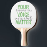 Positiv Grönt Rörelsecitat för röstfråga Pingisracket<br><div class="desc">Positiv Grönt Rörelsecitat för röstfråga</div>