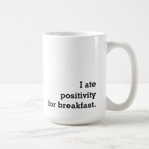 Positiv inspiration Motiv kaffe Mugg