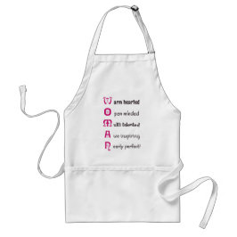 Positiv inställning till texten från KVMAN-roligte Förkläde