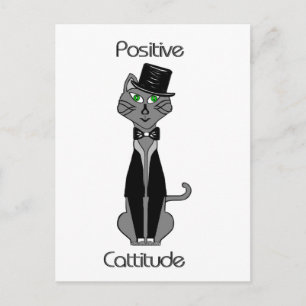 Positiv inställning vykort