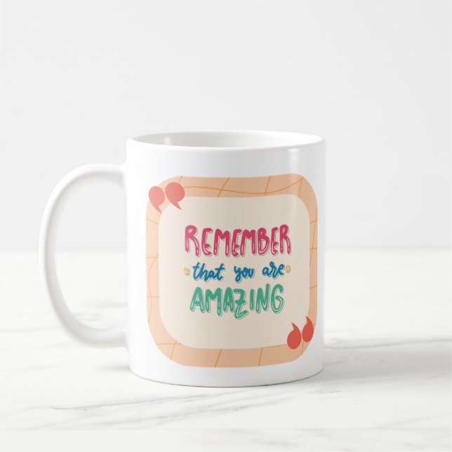 Positiv kaffe Mugg för dina bästa marscher någonsi (Vänster)