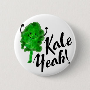 Positiv Kale Pun - Kale Ja! Knapp