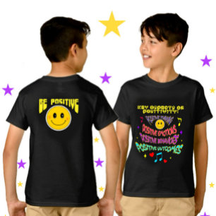 Positiv känsla ansikte t shirt