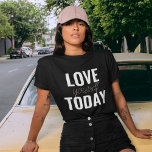 Positiv Kärlek-själv i dag Pastel Rosa-offert T Shirt<br><div class="desc">Positiv Kärlek-själv i dag Pastel Rosa-offert</div>