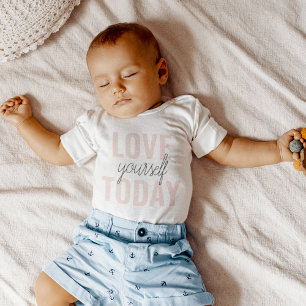 Positiv Kärlek-själv i dag Pastel Rosa-offert T Shirt