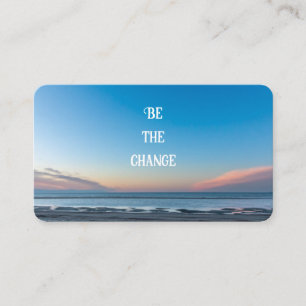 Positiv livsinställning motiverande citat coach visitkort