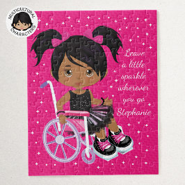 Positiv meddelandePersonlig för multikulturell fli Pussel