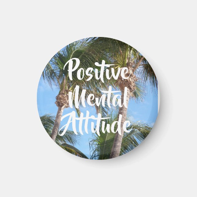 Positiv mentalinställning för sprickor med inspira magnet (Framsidan)