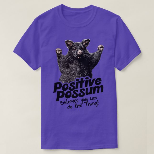 Positiv möjlig Tro Du kan göra 1 T Shirt (Design framsida)