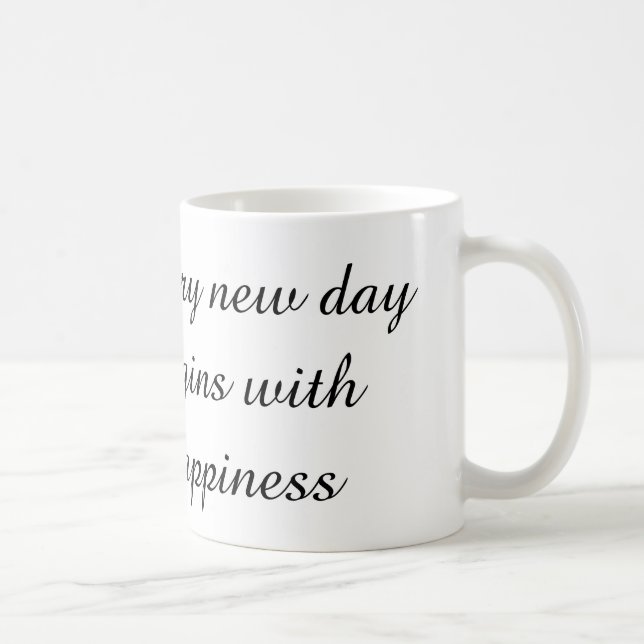 Positiv Morgonkopp Kaffemugg (Höger)