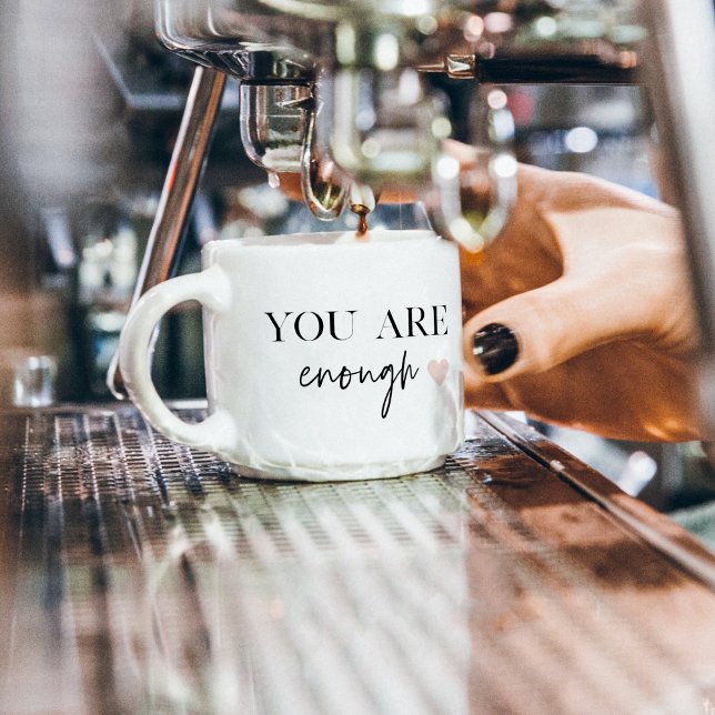 Positiv motivation du har nog med citat espressomugg (Skapare uppladdad)