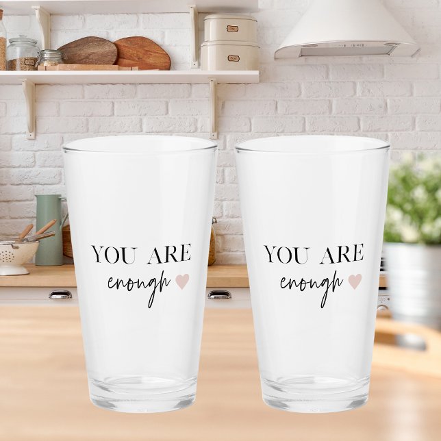 Positiv motivation du har nog med citat glaskopp (Skapare uppladdad)